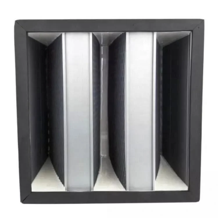 OEM ODM V-Type High Air Volume Activated Carbon Air Filter