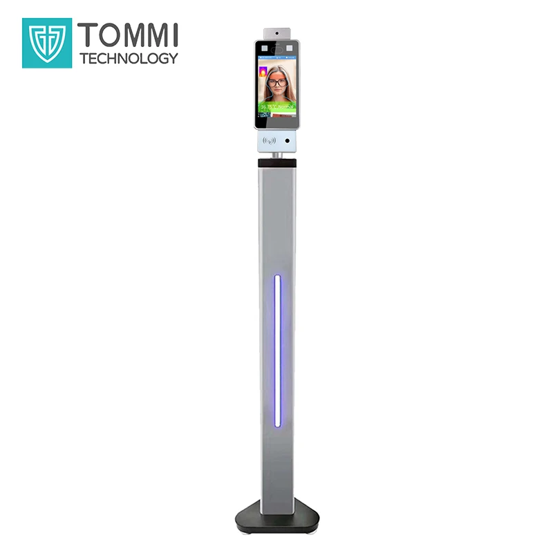 Wholesale smart access devices 8 Inch face scanner biometric face recognition card qr code reader