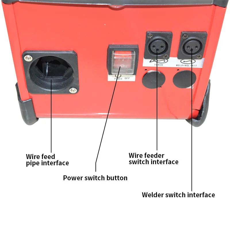 
WF-007 Digital controlled automatic arc welding wire feeder Powerful pulse Power wires argon arc welding wire feeder 150W 220V 