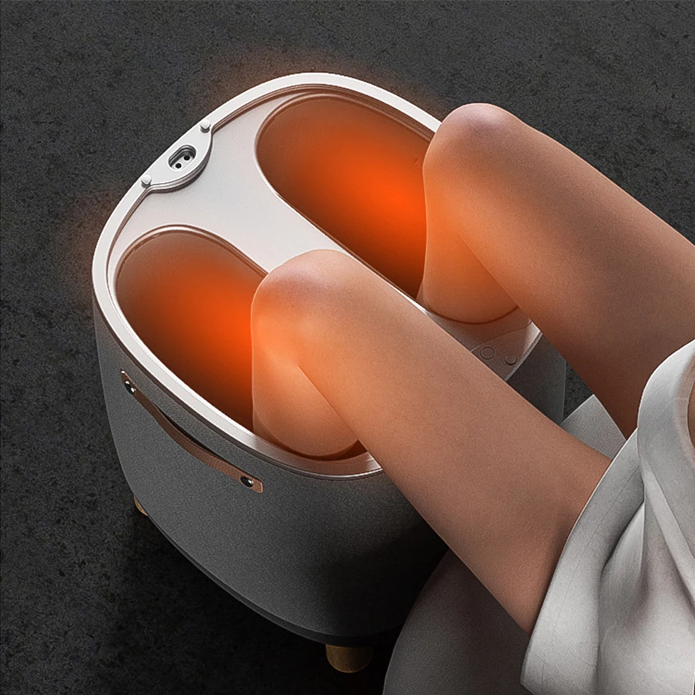 Multi-functional Flectric Foot Massager Roller Rotation Waist Massage Hot Compress Air bag Foot Massager