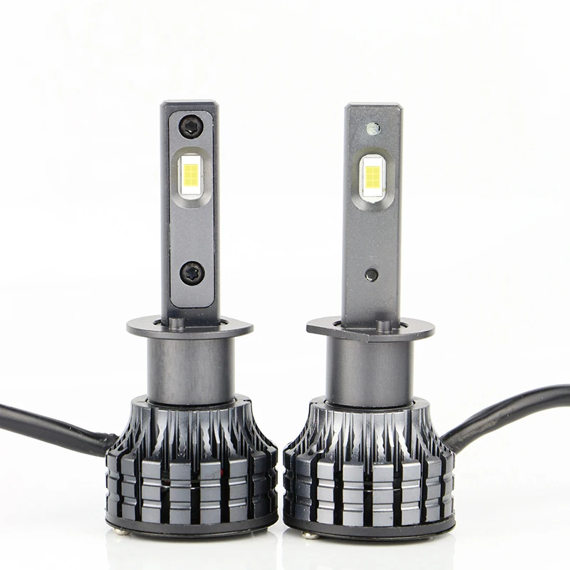 Cheapround 48W 5500LM auto motorcycle mini h7 h11 h4 h1 led headlights 80W 8000LM for Auto Car