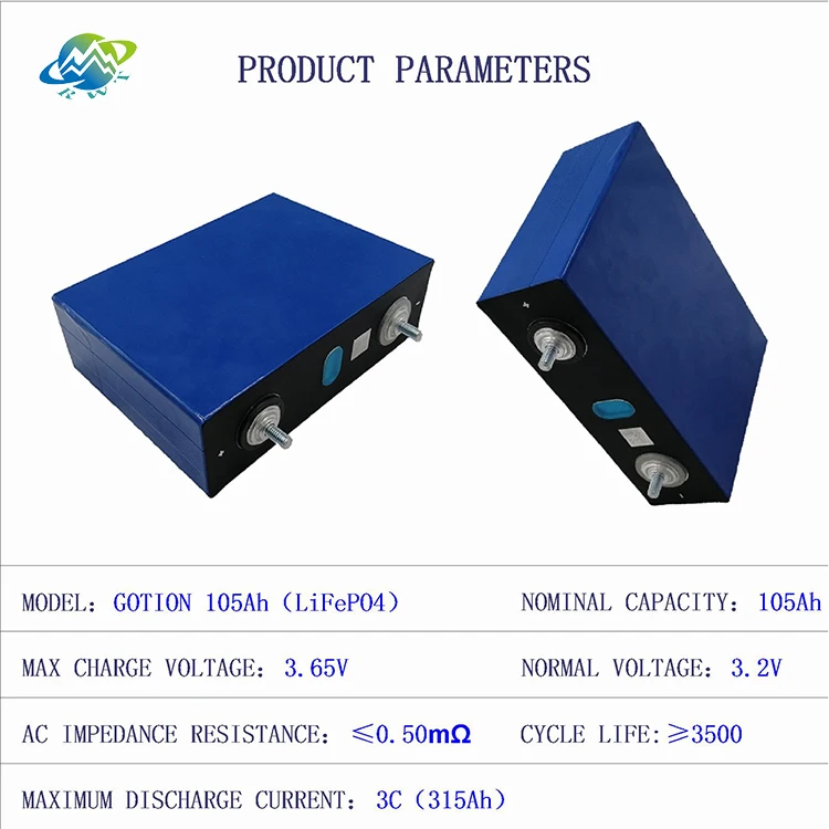 Best selling Gotion Prismatic battery 3.2V105Ah battery