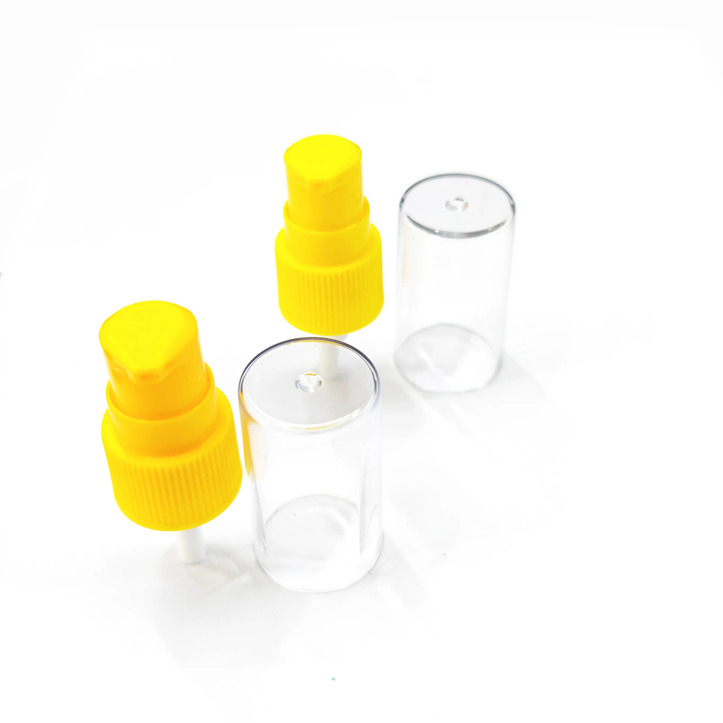 Face Care Cosmetic Half Cap Whole Cap Foam Pump Plastic Screw Clear Pump For Cream Dispenser Pump