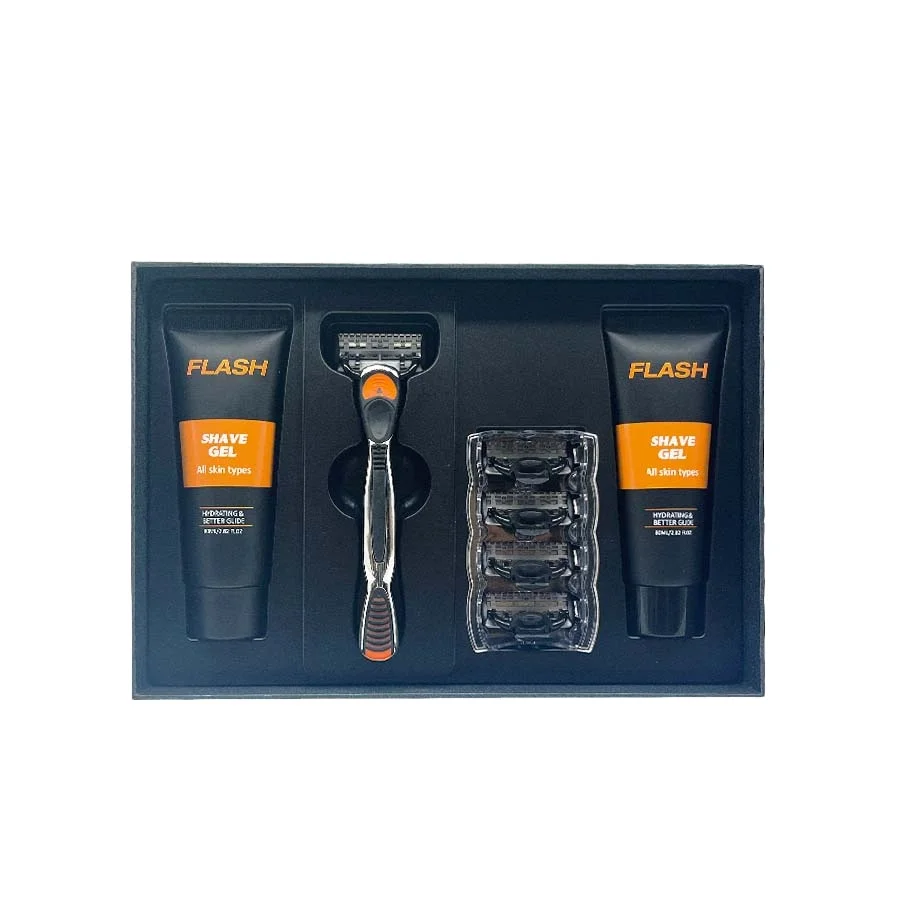 Mens Shaving Kit Sets for Face Body Bikini Underarm Shaving Perfect Gift for Barbers