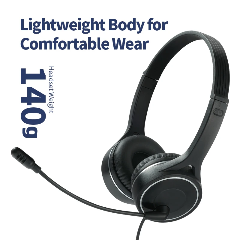 soyto G30C wired headphone for office call center meeting online learning noise cancelling 3.5mm USB plug  headset for pc phone