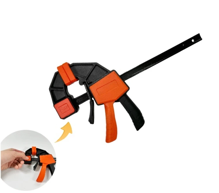 High-strength F-shaped plastic material woodworking special clamps