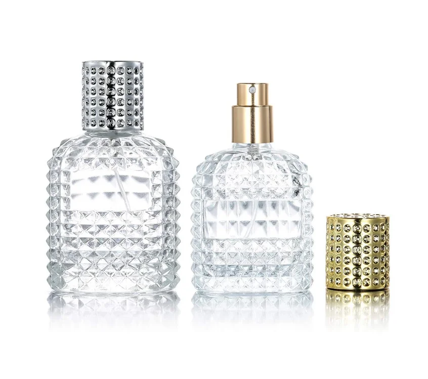 30ml 50ml Refillable Clear Glass Fine Mist Spray Empty Atomizer Perfume Bottles