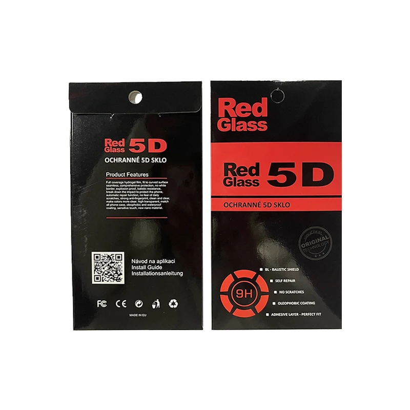 Упаковочная коробка из закаленного стекла для защиты экрана мобильного телефона