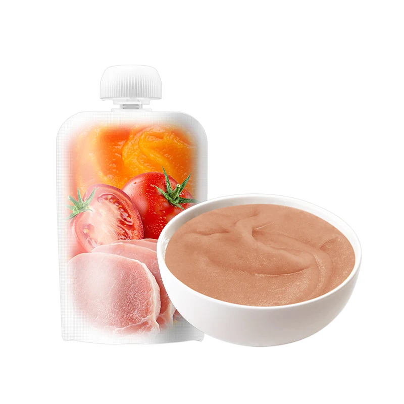Meat and Vegetable Puree OEM production without addition suitable for babies and children