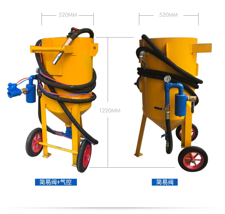 Пескоструйная машина для удаления ржавчины из нефтяных месторождений, оборудование для очистки и очистки