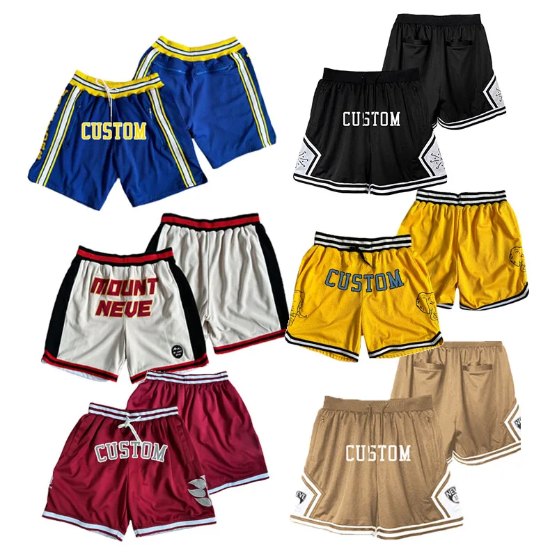 Custom Jerseys Men's Uniform Dress Shirt Sport Man Woman Basketball Soccer Blank Basketball Shorts Jersey Double Layer Mesh