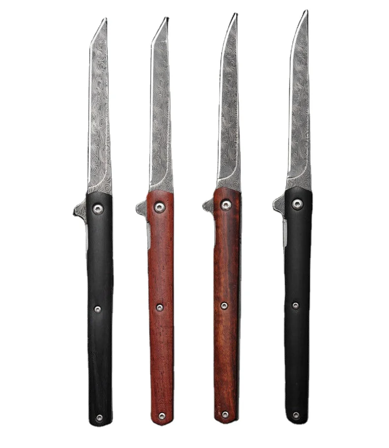 stylish outdoor survival Knife traditional hunting camping metal blade folding pocket knife edc