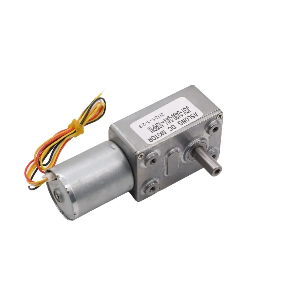 JGY-2430 Small Brushless DC Worm Gear Motor L-type micro worm gear  Worm Gear Motor 90d gearbox reducer with dc motor