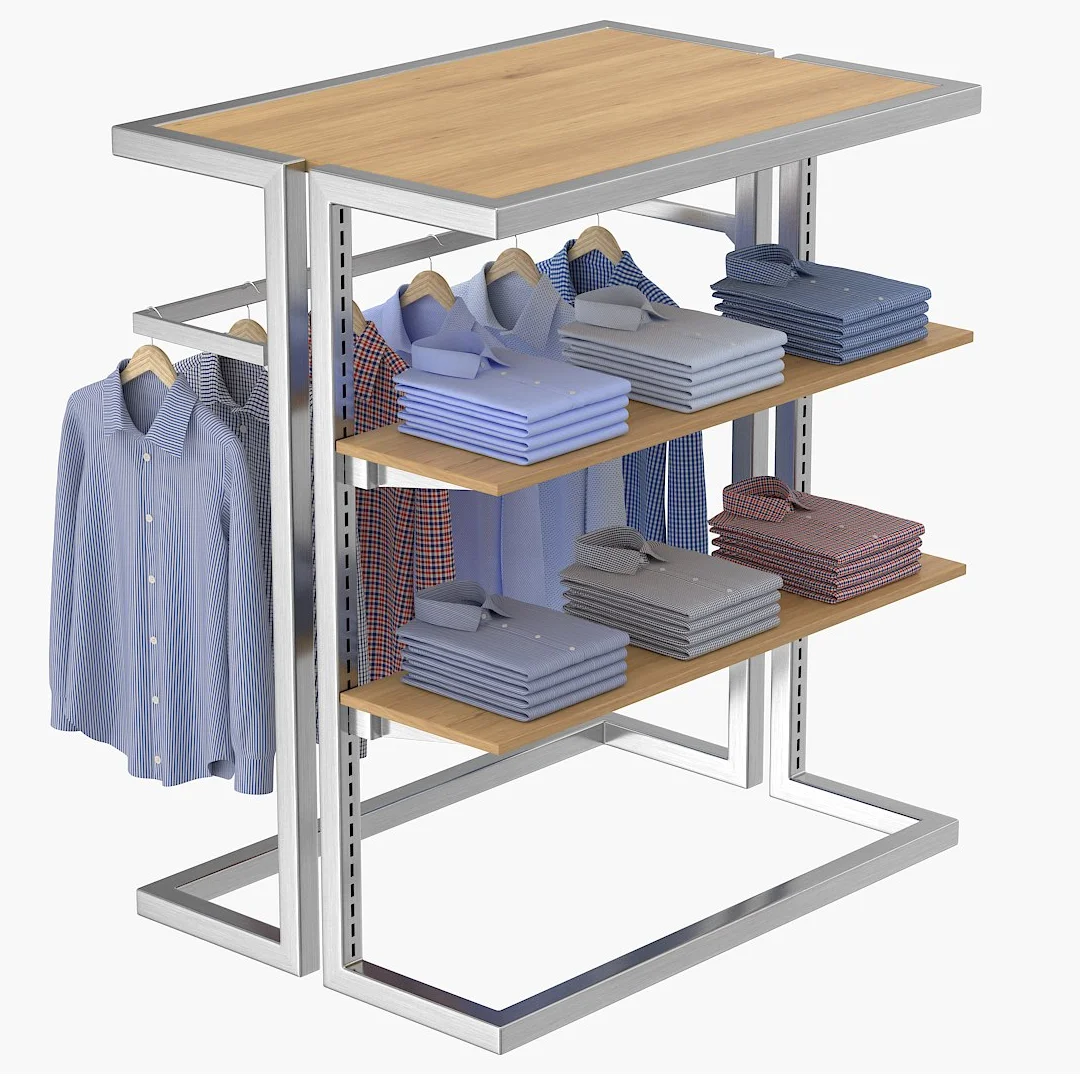 Clothes Garment Rack Display Shelf Hall Tree Clothing Rack Shop Fittings and Display