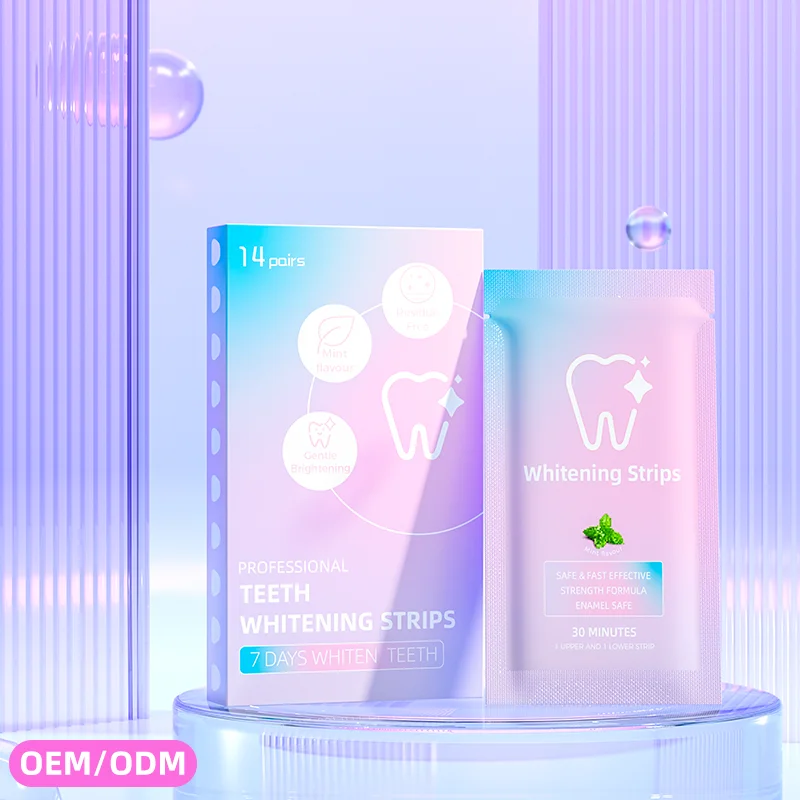 High Quality Stain Removal Dental Strips Non Peroxide White Teeth Strips Kit Pap Teeth Whitening Strips