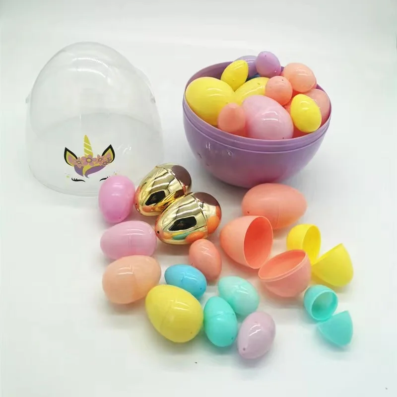 Manufacturers supply 10 inch Easter Eggs with Easter Plain Open eggs