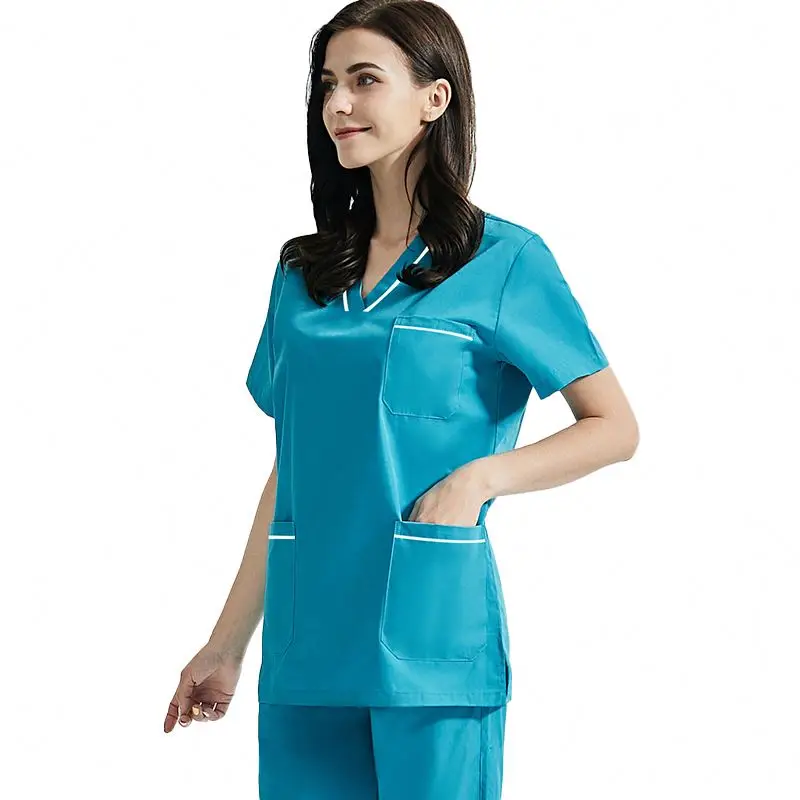 2022 Pharmacy Plastic Surgery Hospital Surgical Suit Beauty Salon Nurse Uniform Women Nurse Workwear