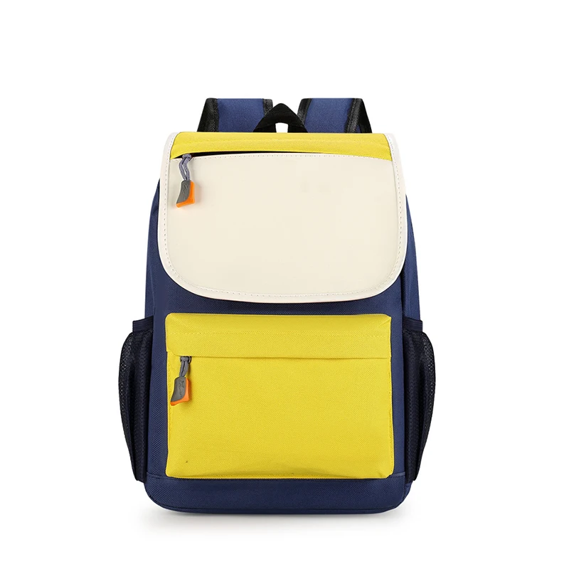 wholesale Lemon Yellow kids customize school back bag