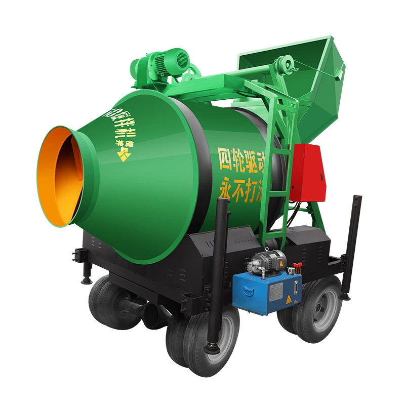 Steel Drums Towable Concrete Mixer Machine Cement Concrete Mixing Portable Planetary Concrete Mixer Spare Parts
