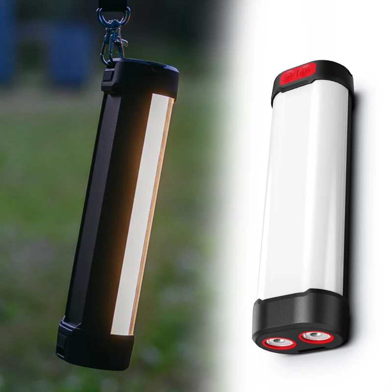 Outdoor waterproof multifunctional recargable solar magnet magnetic camping tent 16W LED  lantern light