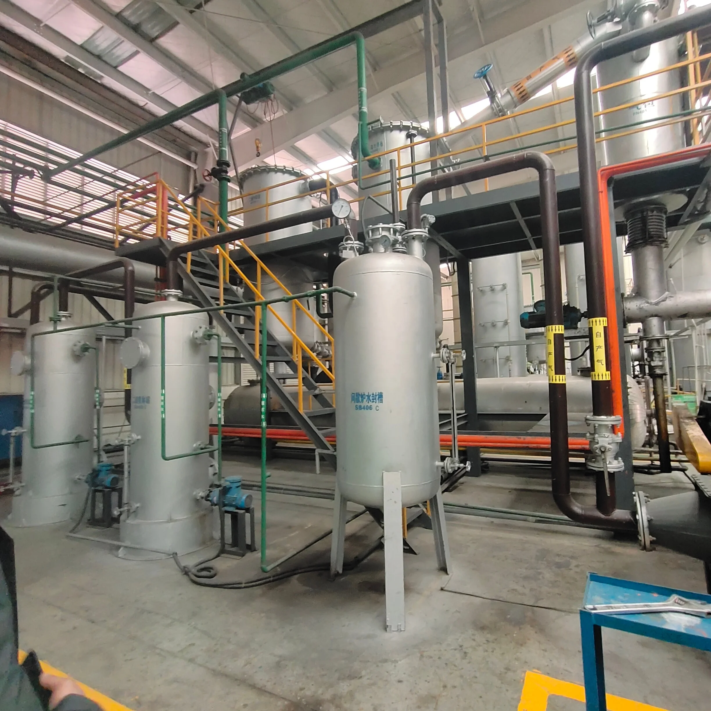 high output automatic waste rubber tire recycling