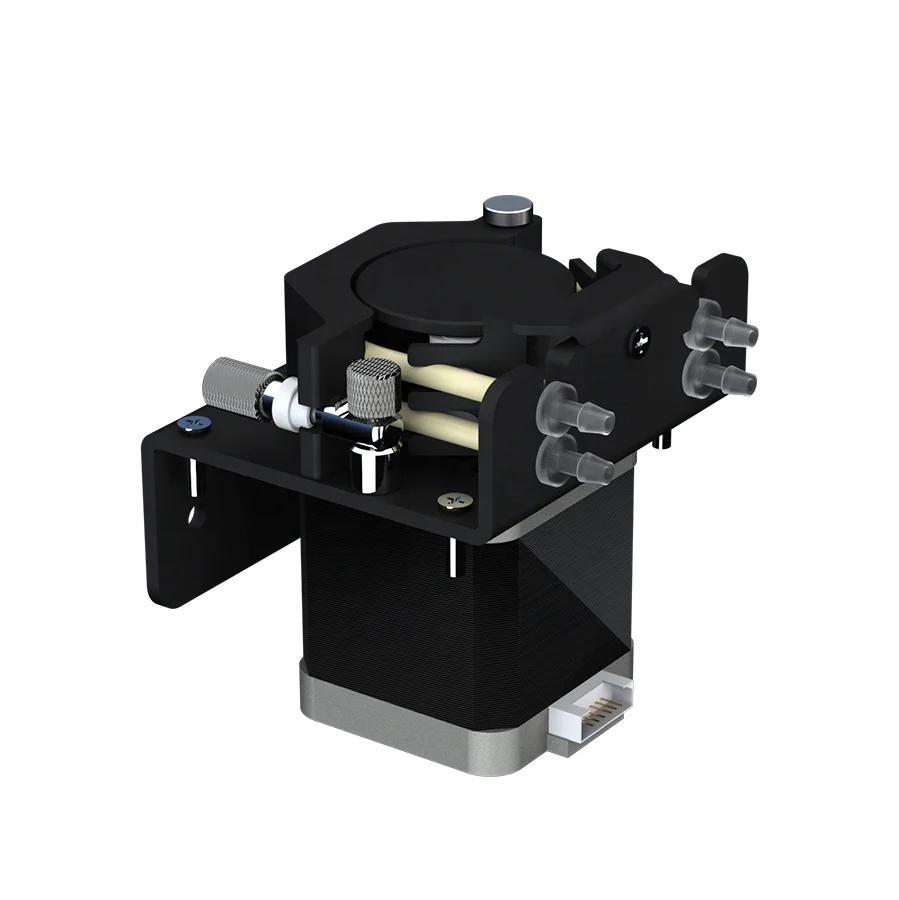 Cinyar High Precision Micro Stepper Motor Peristaltic Pump for Chocolate Laundry Machine Lab Liquid Metering Dosing Dispenser