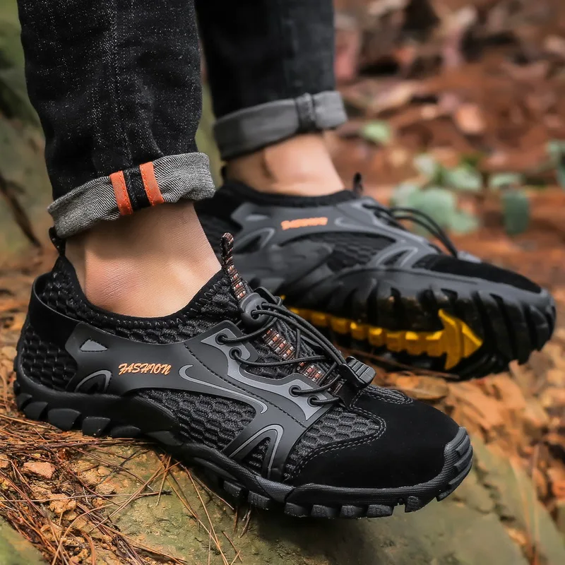 Mountaineering outdoor solomon boots women trekking shoes zapatos de senderismo men hiking shoes