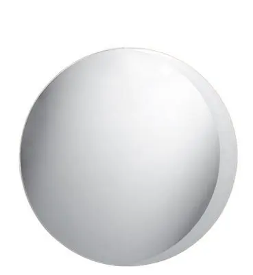 Fashion Luxury Compact Beveled Frameless Mirror with Recessed Design for Bathroom Wall
