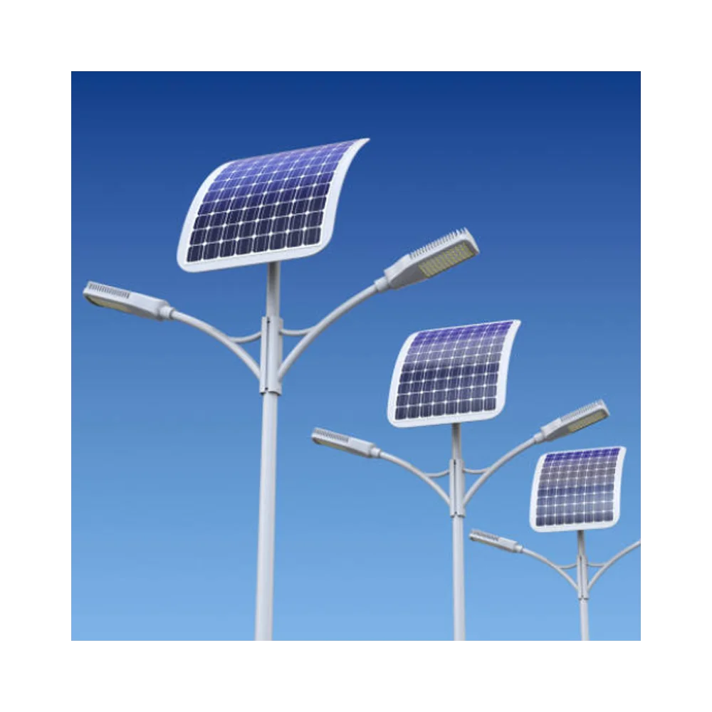 Solar Powder Light Pole Aluminum Stainless Steel Light Pole 6M 8M 10M 12M