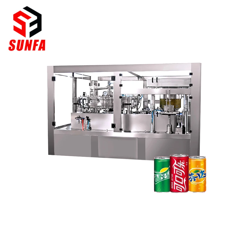 Automatic Craft Beer Aluminum Can Filling Sealing Machine / Beer Canning Equipment Line