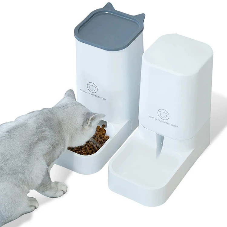 
Wholesale Amazon More Cute Pets Private Label Pet Products Smart Pet Food Feeder and Water Feeder 