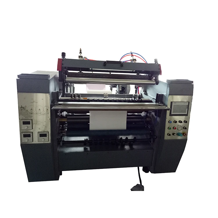900mm Width Automatic 3 Ply NCR Cash Register Paper Roll Cutting Slitter Rewinder Machine