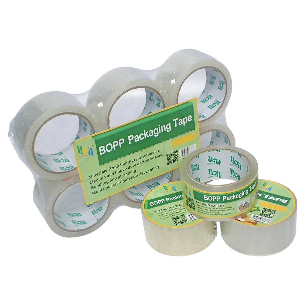 globe fashion low noise plastic transparent adhesive bopp tape manufacturers