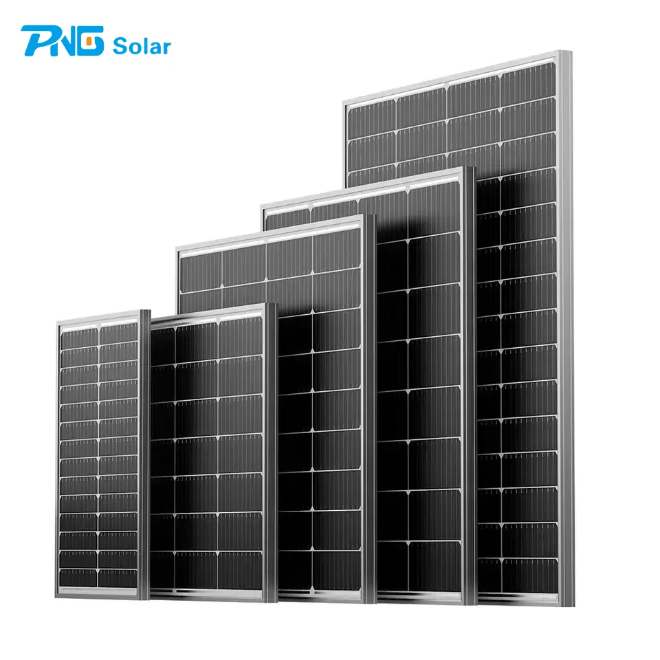 ourselves brand PNG 182mm 156 Half Cells 580W 585W 590W 595W 600W Photovoltaic Solar Panel Module for House