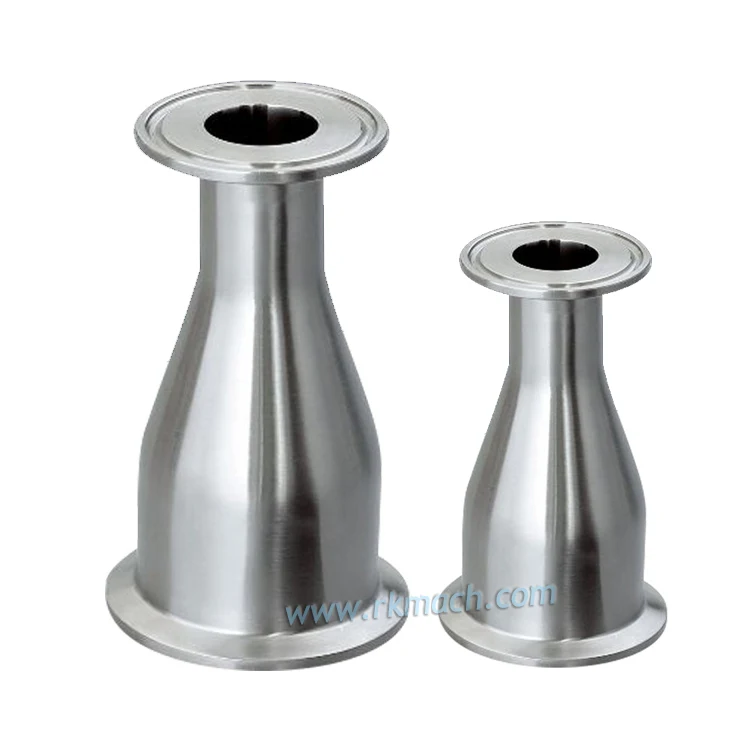 1'x  3/4' Factory price SS304 Sanitary tri clamp concentric reducer