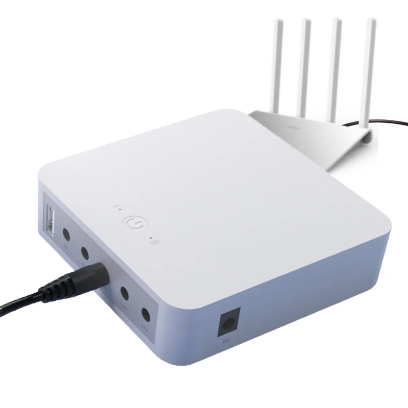 Smart UPS Power Bank DC 12 В Солнечная зарядка мини-UPS резервная батарея для Wi-Fi маршрутизатора модема камеры видеонаблюдения
