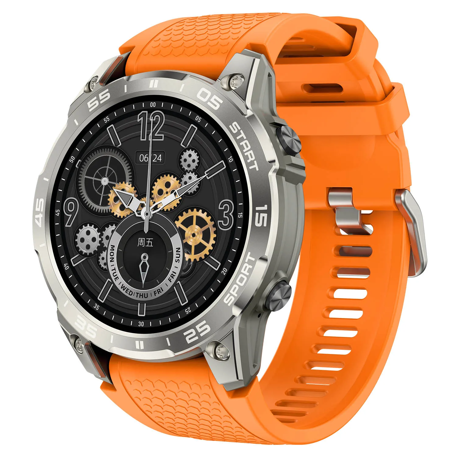 IUTECH S57 Smart Watch 1.43 inches Waterproof round dial AMOLED for Android and iOS Fitness Tracker IP68, heart rate monitoring