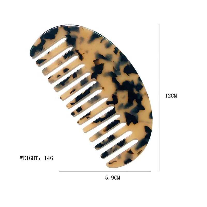 European and American fashion acetic acid sheet anti-static comb South Korea ins cute cute hair comb hair tool simple comb