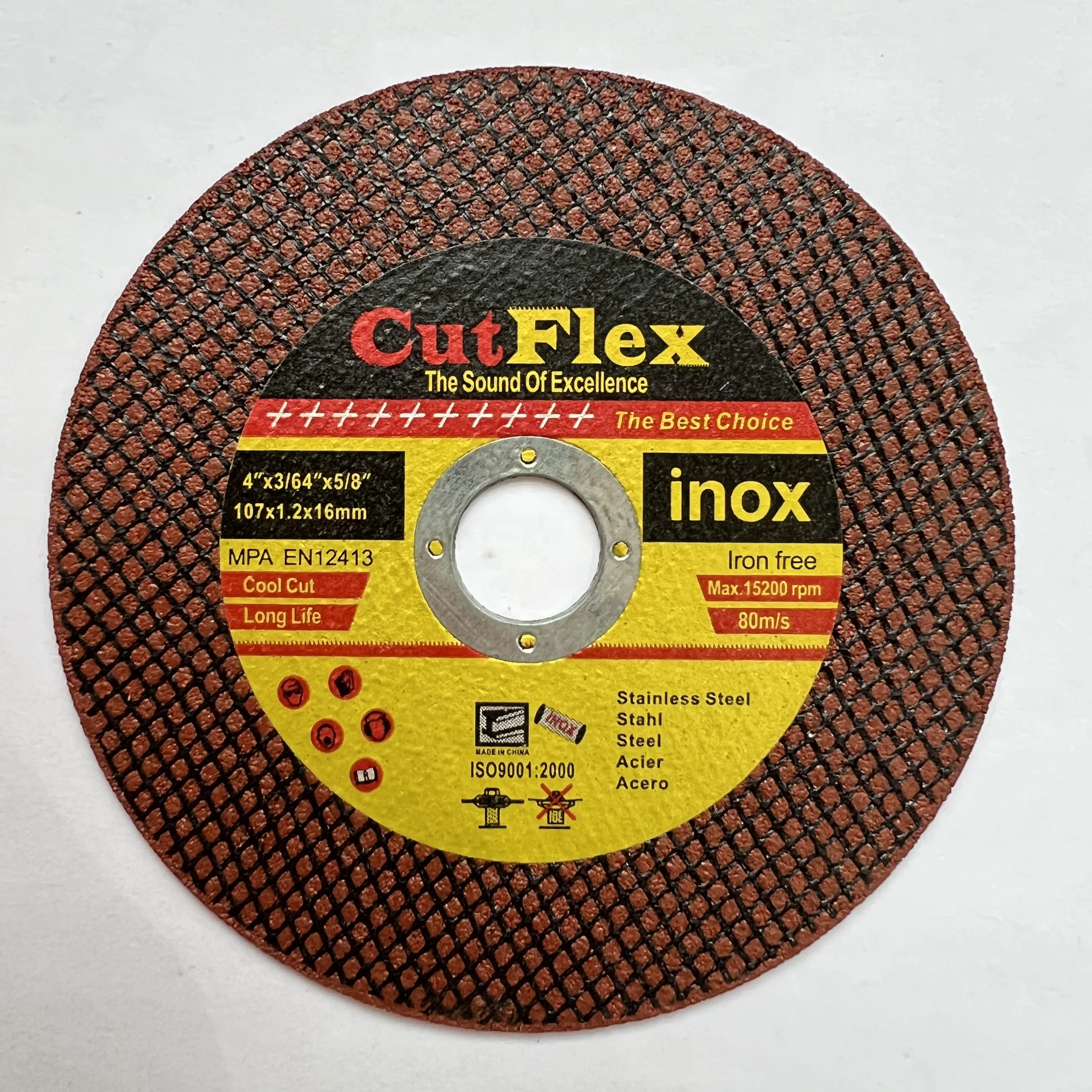 Cutting disc for steel metal inox 4+1 230 x 3 x 22.2 mm cutting discs
