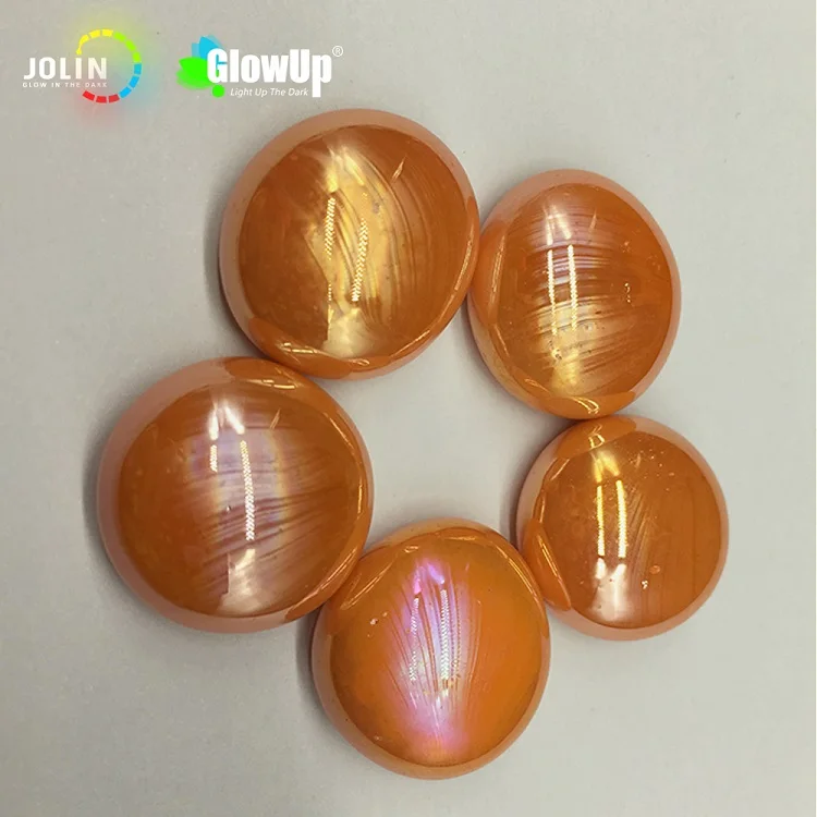 Красочные светится в темноте Галька желто-зеленый и синий смолы светящиеся гальки камни светится в темноте