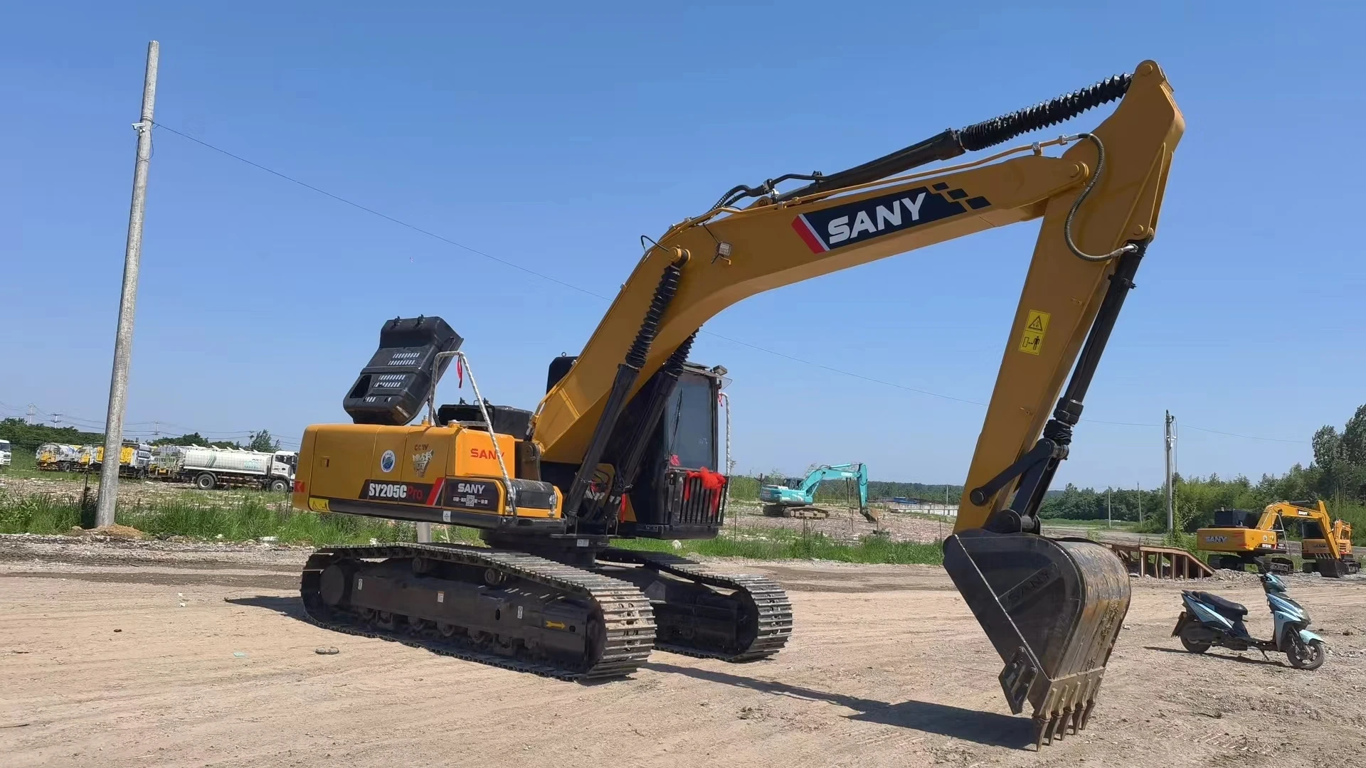 Original Chinese brand high quality 20TON 21TON SANY SY205C excavator for sale 21 tons excavator