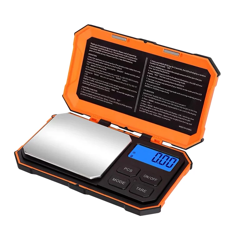 50g/0.001g high-precision jewelry scale, diamond gold weighing balance, mini pocket portable electronic scale