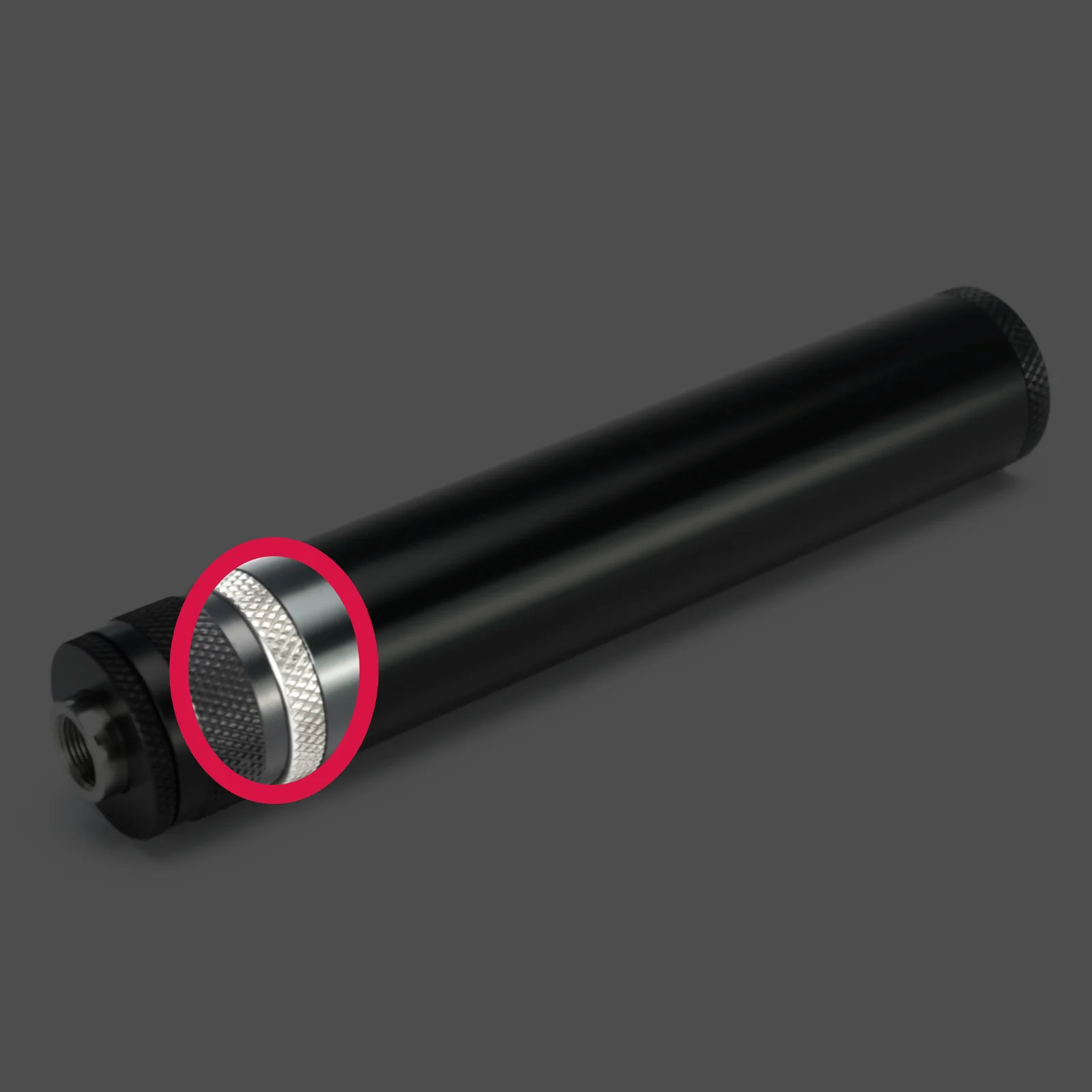 Stainless Steel Male M34x1.25 to Female 1-3/16x24 ( 1.1875x24 ) Adapter Ring QD for 1.45x7 Solvent Trap / Booster / Trilug