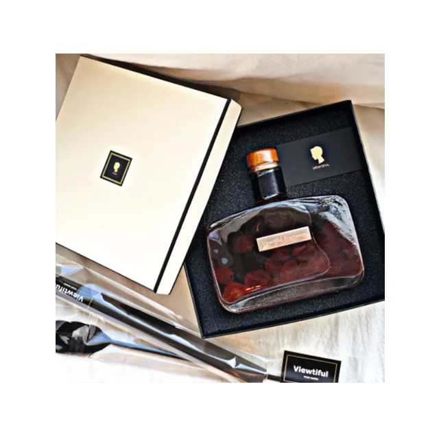500ml Whisky style diffuser Air Freshening Glass Bottle Hotel Home Aromatherapy Flameless Essential Oil Diffuser Reed Diffuser