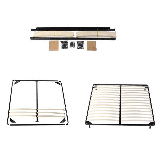 easy delivery knock down metal bed frame queen size