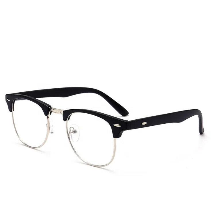 DOISYER 2019 Wholesale Metal Half Frame Vintage Computer Anti Blue Light Blocking Glasses Optical Frame