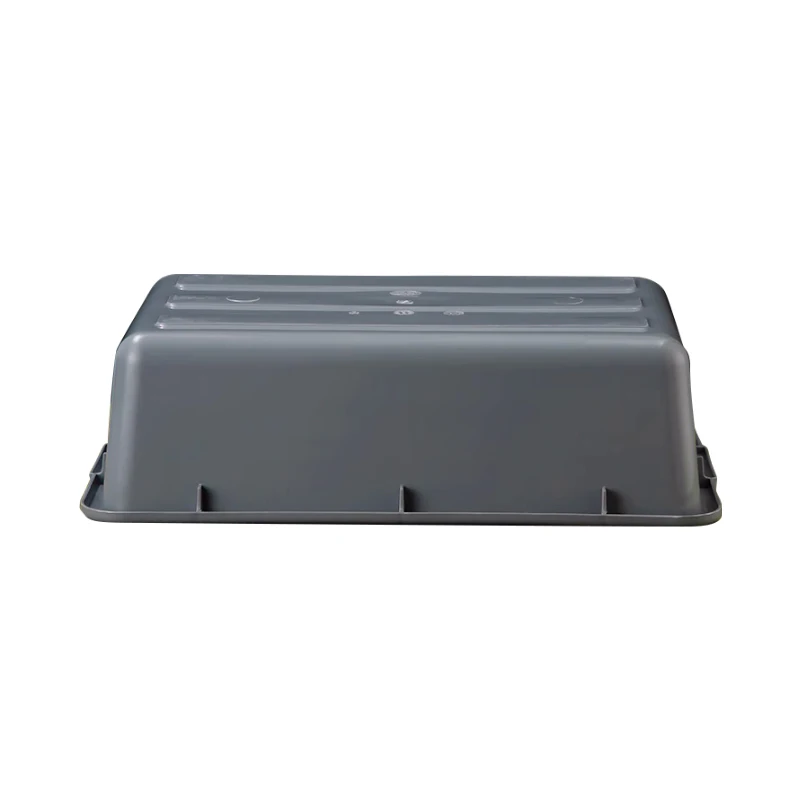 Grey Basin Bus Box Plastic Kitchen Tote Plastic PP Tote Box Wash Tub
