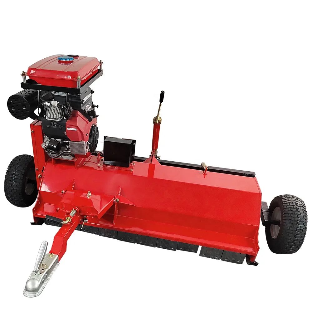 Garden and golf grass cut ATV towable gasoline lawn mower