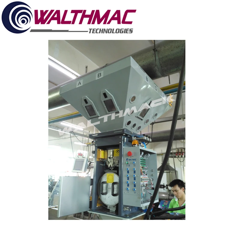 volumeric dosing mixer machine  Plastic industrial online installation PVC Granule Material Gravimetric Blender