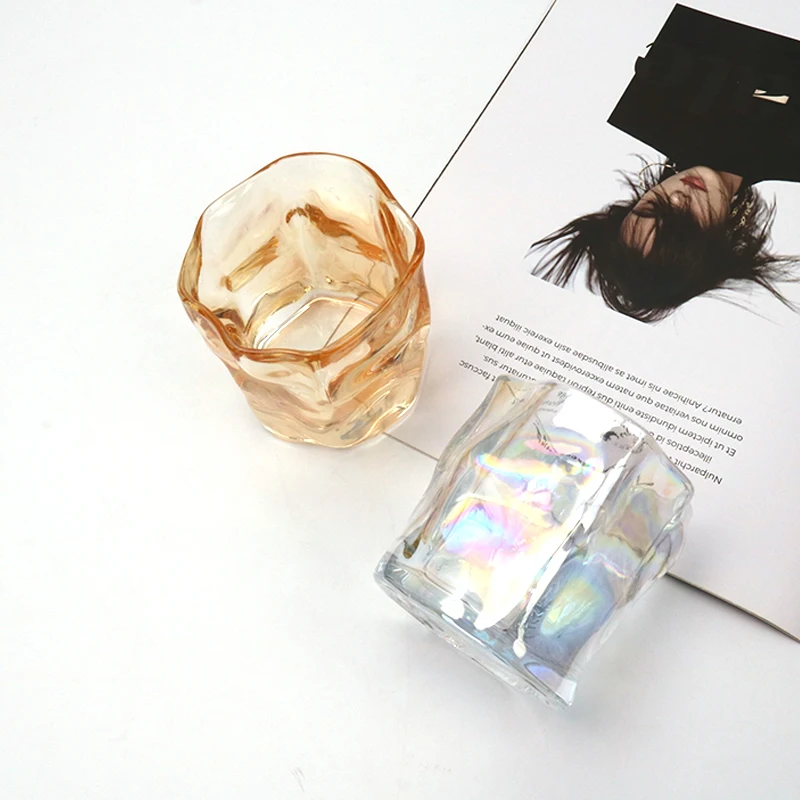 Оптовая продажа под заказ разноцветные новейшие стеклянные подсвечники фонари банки для свечей